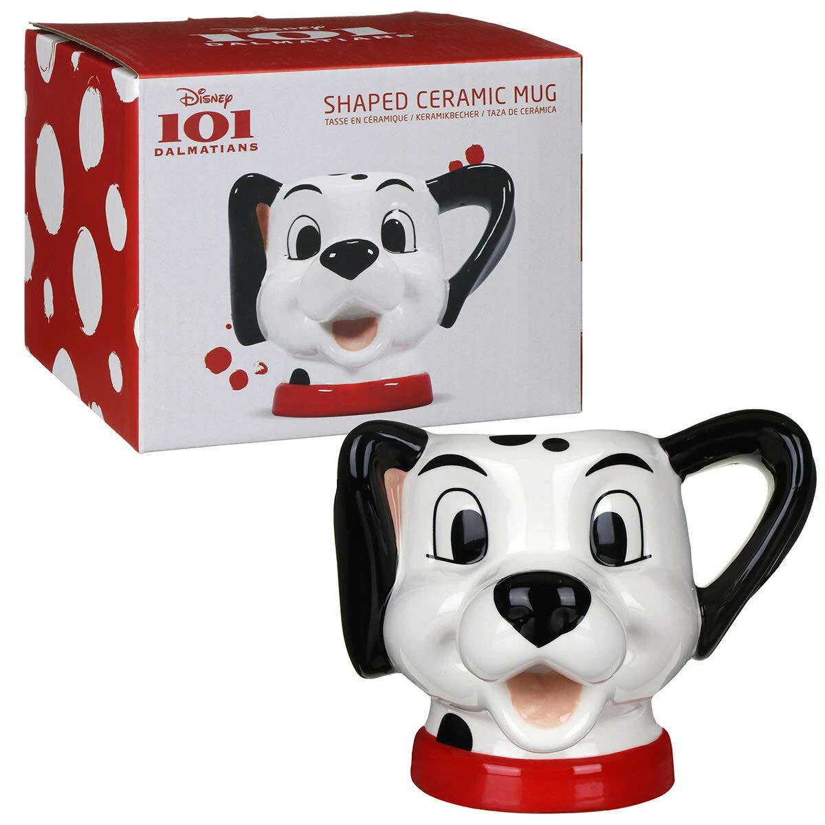 Disney 101 Dalmatians Shaped Mug - Unique New In Collectible 3 Disney 101 Dalmatians Shaped Mug - Unique New In Collectible