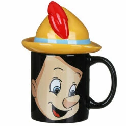 Disney Pinocchio Shaped Mug - New In Collection -Campus Gifts Sales half moon bay mugsdc04 disney pinocchio shaped mug 1