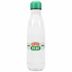 Friends Central Perk Metal Water Bottle - 500ml Insulated Flask, Leakproof & BPA-Free