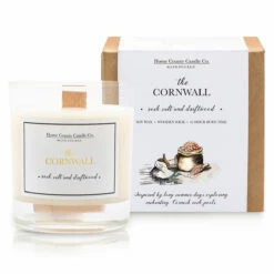 Home County Candle Co. The Cornwall - Rock Salt & Driftwood Soy Candle | Premium Scented Candle