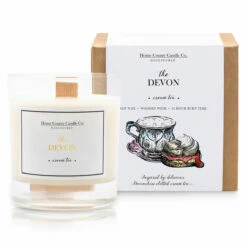 Home County Candle Co. The Devon - Cream Tea Soy Candle | Handmade in the UK | Long-Lasting Fragrance