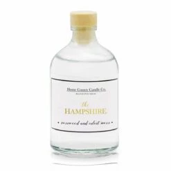 Home County Candle Co. The Hampshire - Rosewood & Velvet Moss 100ml Reed Diffuser Refill | Long-Lasting Fragrance | Candles & Fragrance