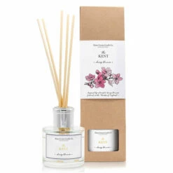Home County Candle Co. The Kent - Cherry Blossom Reed Diffuser | Long-Lasting Fragrance