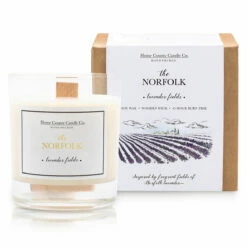 Home County Candle Co. The Norfolk - Lavender Fields Soy Candle | Handcrafted, Natural Soy Wax | Long-Lasting Fragrance