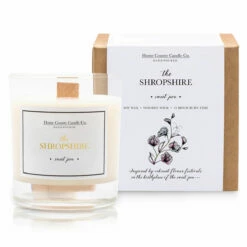 Home County Candle Co. The Shropshire - Sweet Pea Soy Candle | Eco-Friendly & Long-Lasting Fragrance