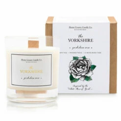 Home County Candle Co. The Yorkshire - Yorkshire Rose Soy Candle | Handmade Aromatherapy Candle