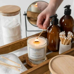 Home County Candle Co. The Cornwall - Rock Salt & Driftwood Soy Candle | Premium Scented Candle -Campus Gifts Sales home county candle cornwall fragrance lifestyle 1080