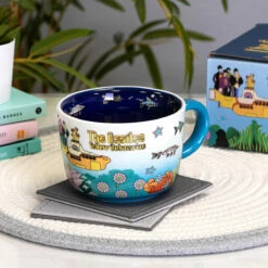 House Of Disaster The Beatles Yellow Submarine Mug - Unique Collectible Cup -Campus Gifts Sales house of disaster tbcupys the beatles yellow sub cup ls