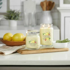 Yankee Candle Iced Berry Lemonade Signature Large Jar Candle | Long-Lasting Fragrance | Home Decor -Campus Gifts Sales iced berry lemonade signature collection lifestyle 1