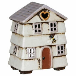 Shudehill Village Pottery Cream Beehive Tealight Holder - New In -Campus Gifts Sales joe davies 330954 shudehill village pottery cream beehive house tealight holder 2