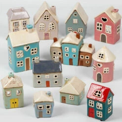 Shudehill Village Pottery Cream House Wax Melt & Oil Warmer - Elegant Ornament & Trinket -Campus Gifts Sales joe davies shudehill village pottery lifestyle 1 7