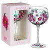 Lynsey Johnstone Hand Painted Crocuses Gin Glass - New In -Campus Gifts Sales lesser pavey lp48094 lynsey johnstone hand painted crocuses gin glass 1