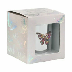 Desire Silver Butterfly Pomegranate Noir Soy Wax Candle | New In 13 Desire Silver Butterfly Pomegranate Noir Soy Wax Candle | New In -Campus Gifts Sales lesser pavey lp49695 silver butterfly pomegranate noir candle 5