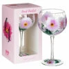 Lynsey Johnstone Hand Painted Cosmos Gin Glass - Unique New In Collection -Campus Gifts Sales lesser pavey lp49750 lynsey johnstone cosmos gin glass 1