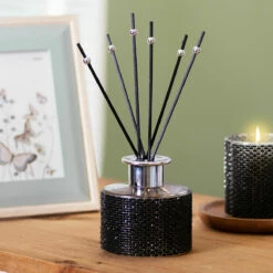 Desire Black Diamante Pomegranate Noir 200ml Reed Diffuser - Luxury Home Fragrance