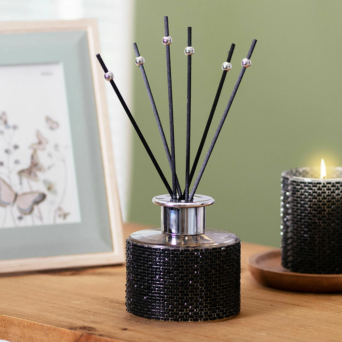 Desire Black Diamante Pomegranate Noir 200ml Reed Diffuser - Luxury Home Fragrance 3 Desire Black Diamante Pomegranate Noir 200ml Reed Diffuser - Luxury Home Fragrance