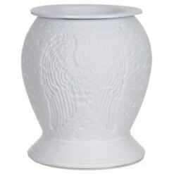 Desire Bulbous Angel Wings Aroma Ceramic Lamp Wax Melt Warmer | Elegant Home Fragrance Solution