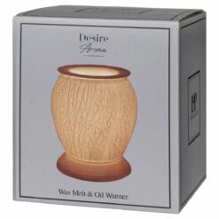 Desire Bulbous Woodland Aroma Ceramic Lamp Wax Melt Warmer - Elegant Home Fragrance Solution -Campus Gifts Sales lesser and pavey lp46715 desire bulbous woodland aroma lamp 04