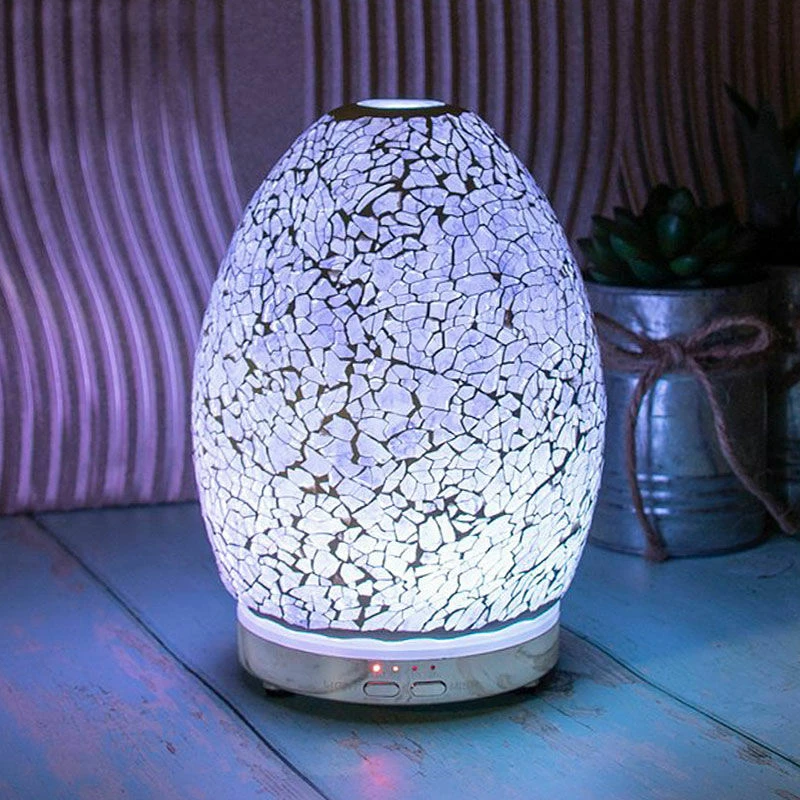 Desire Lilac Mosaic Egg Colour Changing Aroma Humidifier | New In 3 Desire Lilac Mosaic Egg Colour Changing Aroma Humidifier | New In