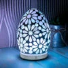 Desire White Flower Egg Colour Changing Aroma Humidifier | New In 1 Desire White Flower Egg Colour Changing Aroma Humidifier | New In -Campus Gifts Sales lesser and pavey lp47500 desire white flower humidifier lifestyle 1