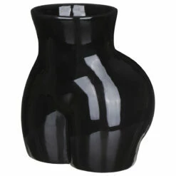 Desire Black Body Derriere Vase - Unique Ornament for Home Décor -Campus Gifts Sales lesser and pavey lp48105 black derriere vase 4