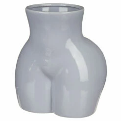 Desire Grey Body Derriere Vase | Elegant Ornament & Trinket -Campus Gifts Sales lesser and pavey lp48106 grey derriere vase 05