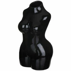 Desire Black Body Torso Vase - Elegant Modern Ornament for Home Décor -Campus Gifts Sales lesser and pavey lp48225 black body torso vase 1
