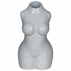 Desire Grey Body Torso Vase - Elegant Home Ornament & Trinket -Campus Gifts Sales lesser and pavey lp48226 grey body torso vase 2