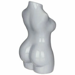 Desire Grey Body Torso Vase - Elegant Home Ornament & Trinket -Campus Gifts Sales lesser and pavey lp48226 grey body torso vase 4