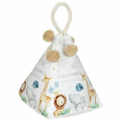Little Moments Safari Fabric Doorstop - Stylish & Durable Home Decor -Campus Gifts Sales lesser and pavey lp49354 little moments safari fabric doorstop 2