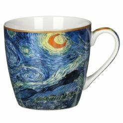 Van Gogh Set Of Two Boxed Mugs - Premium Ceramic Coffee Mugs with Artistic Design -Campus Gifts Sales lesser and pavey lp94653 van gogh set of two boxed mugs 5