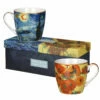 Van Gogh Set Of Two Boxed Mugs - Premium Ceramic Coffee Mugs with Artistic Design -Campus Gifts Sales lesser and pavey lp94653 van gogh set of two boxed mugs 8