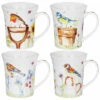 Jennifer Rose Garden Birds Set Of Four Mugs - New In -Campus Gifts Sales lesser and pavey lp95449 jennifer rose garden birds set of four mugs 1