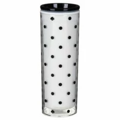 Kate Spade New York Black Spade Dot Thermal Mug | Stylish Travel Mug
