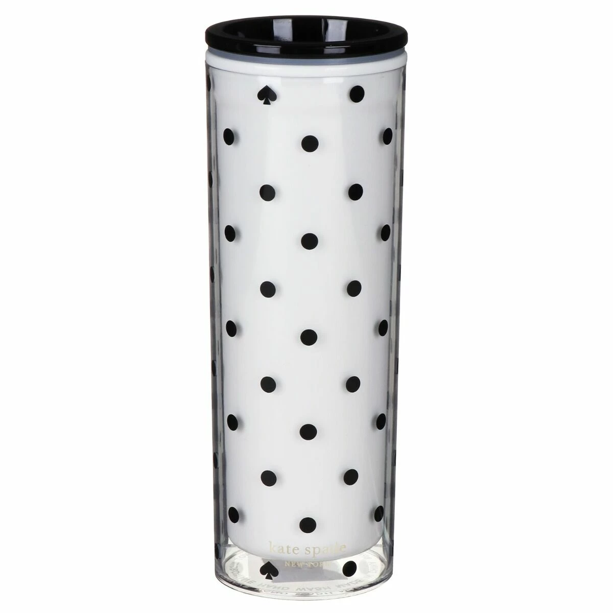 Kate Spade New York Black Spade Dot Thermal Mug | Stylish Travel Mug 3 Kate Spade New York Black Spade Dot Thermal Mug | Stylish Travel Mug