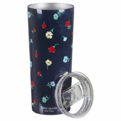 Kate Spade New York Garden Toss Stainless Steel Tumbler | Insulated Travel Mug -Campus Gifts Sales lifeguard press 227550 kate spade bouquet toss travel mug 3