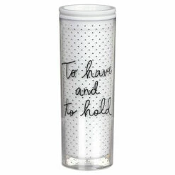 Kate Spade New York ‘To Have & To Hold’ Acrylic Thermal Mug - Stylish Travel Mug for Hot & Cold Drinks