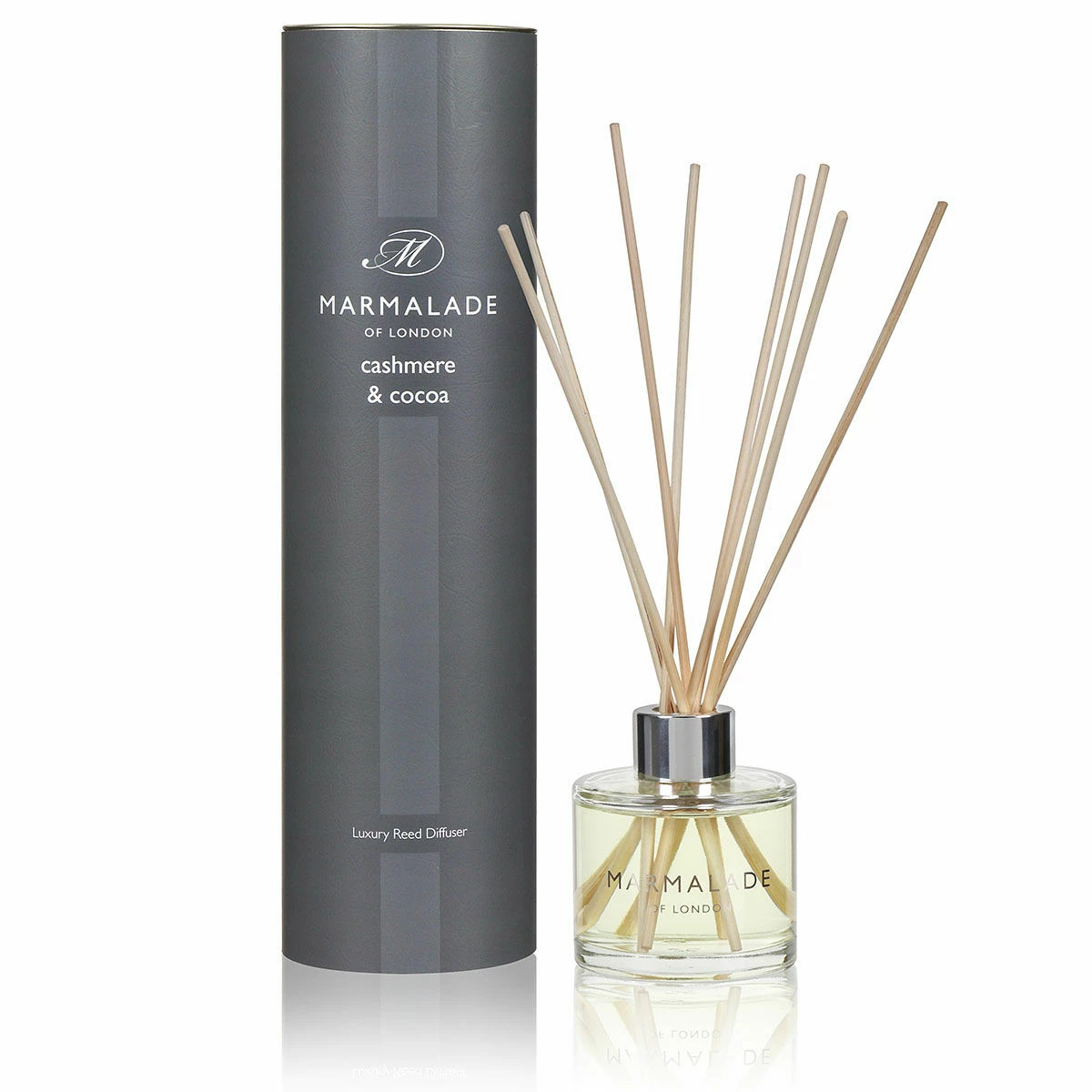Marmalade Of London Cashmere & Cocoa 100ml Reed Diffuser - New In 3 Marmalade Of London Cashmere & Cocoa 100ml Reed Diffuser - New In