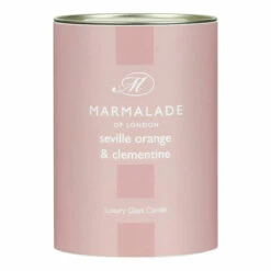 Marmalade Of London Seville Orange & Clementine 230g Luxury Glass Soy Candle | New In -Campus Gifts Sales marmalade of london 12187 seville orange clementine 230g luxury glass candle 4