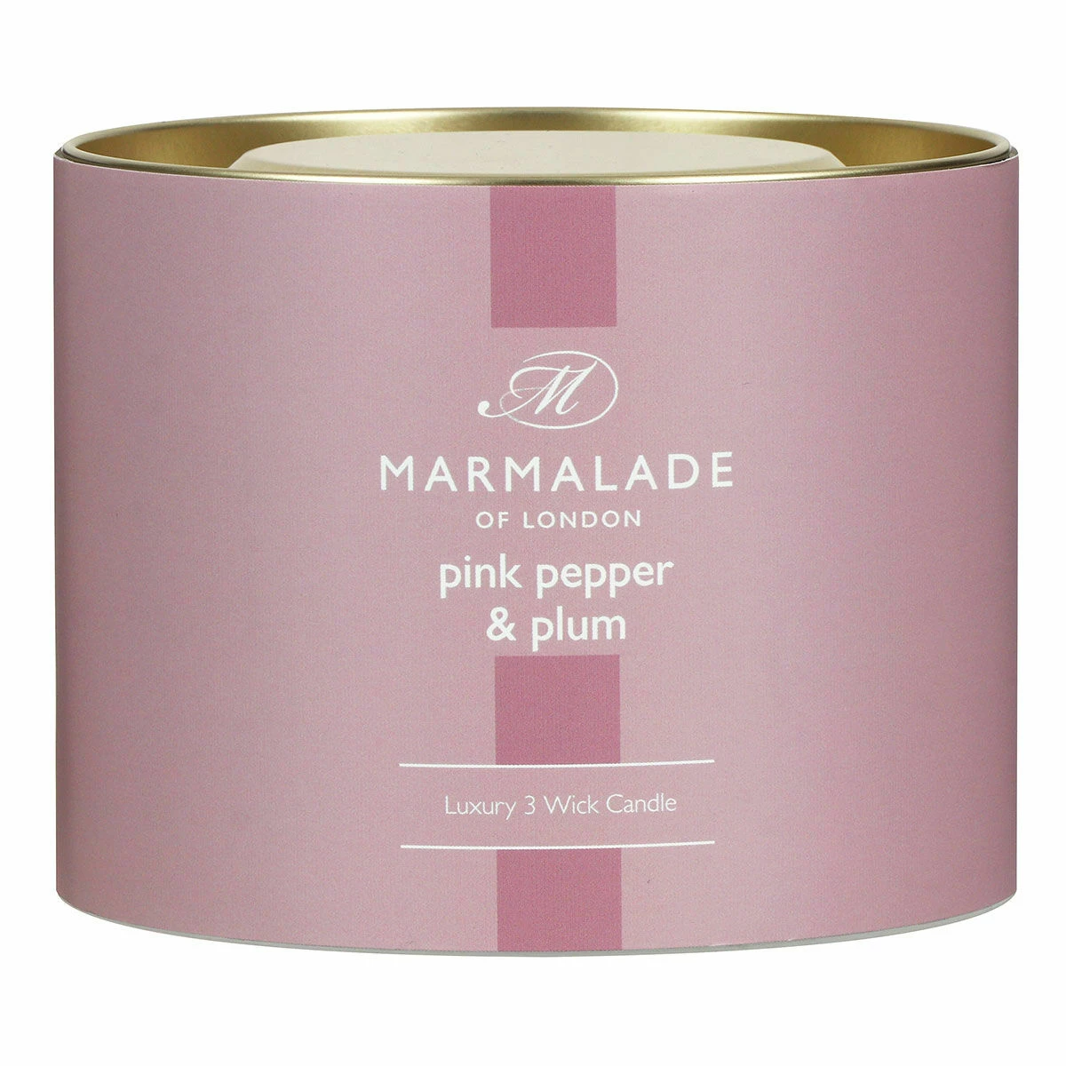 Marmalade Of London Pink Pepper & Plum 400g 3 Wick Glass Soy Candle | New In 9 Marmalade Of London Pink Pepper & Plum 400g 3 Wick Glass Soy Candle | New In - Image 7