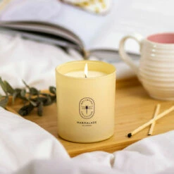 Marmalade Of London Calm 230g Wellbeing Glass Soy Candle - New In -Campus Gifts Sales marmalade of london 13764 calm 230g wellbeing glass candle 1 1