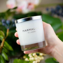 Marmalade Of London Prosecco & Juniper 230g Luxury Glass Soy Candle | New In -Campus Gifts Sales marmalade of london 19902 prosecco juniper 230g luxury glass candle lifestyle 2 1