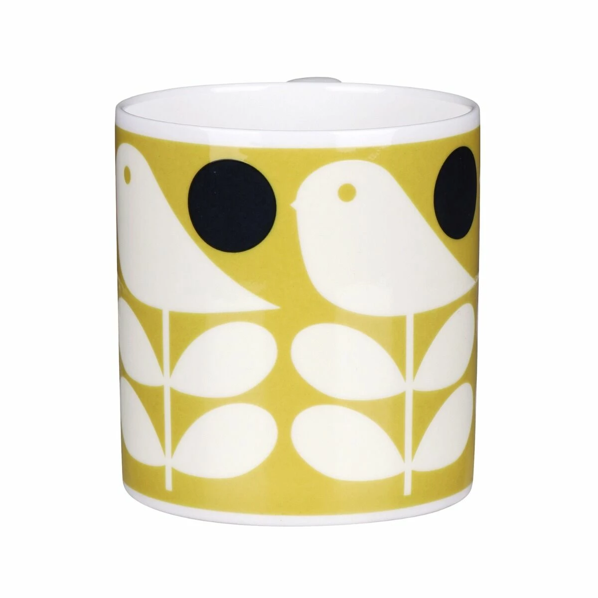 Orla Kiely Yellow Early Bird Large Mug - Stylish & Durable Ceramic Coffee Mug 4 Orla Kiely Yellow Early Bird Large Mug - Stylish & Durable Ceramic Coffee Mug - Image 2