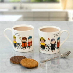 Rosie Made A Thing Cycling/Beer Mug - Durable & Stylish Mug for Cyclists & Beer Lovers -Campus Gifts Sales mclaggan rosie made a thing qrh47 cycling cake qrh46 cycling beer mug lifestyleb