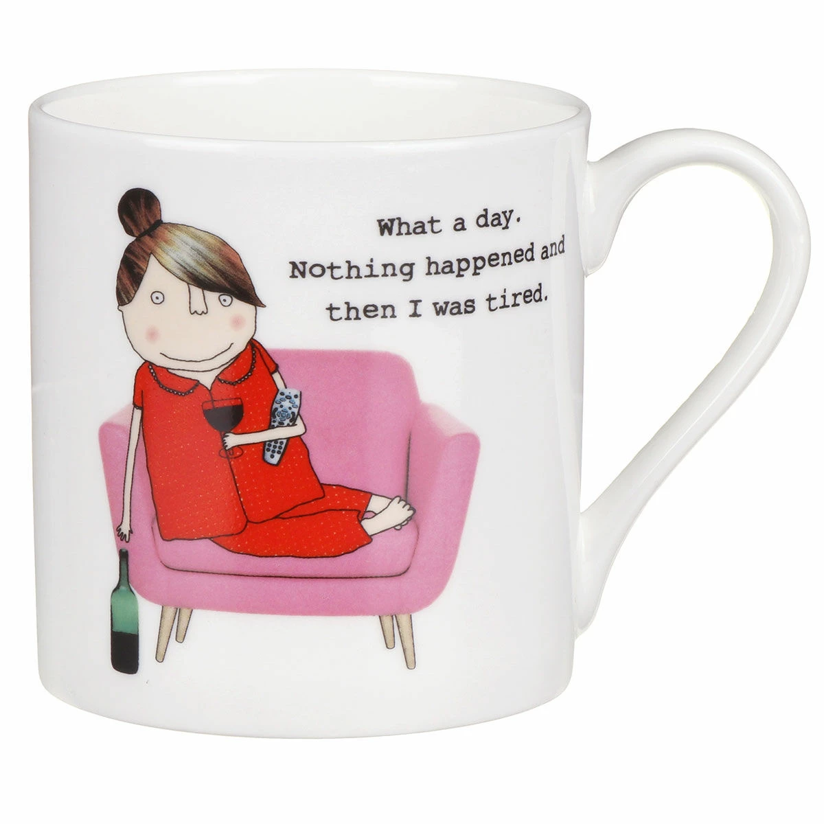 Rosie Made A Thing 'What A Day' Funny Ceramic Mug - Perfect Gift for Tea & Coffee Lovers 3 Rosie Made A Thing 'What A Day' Funny Ceramic Mug - Perfect Gift for Tea & Coffee Lovers