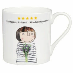 Rosie Made A Thing Excellent Friend Mug - Would Recommend Ceramic Mug