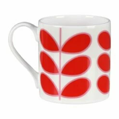 Orla Kiely Linear Stem Red Large Mug - Stylish & Durable Ceramic Mug 7 Orla Kiely Linear Stem Red Large Mug - Stylish & Durable Ceramic Mug -Campus Gifts Sales mclaggan smith orla kiely msqok168 linear stem red large mug 03