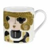 Orla Kiely Dee Dee Olive Large Mug - Stylish & Durable Ceramic Mug -Campus Gifts Sales mclaggan smith orla kiely msqok172 dee dee olive large mug 01
