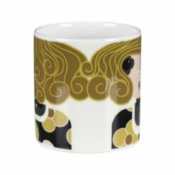 Orla Kiely Dee Dee Olive Large Mug - Stylish & Durable Ceramic Mug -Campus Gifts Sales mclaggan smith orla kiely msqok172 dee dee olive large mug 02