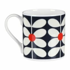 Orla Kiely 60’s Stem Navy Large Mug - Retro Design Ceramic Coffee Cup 7 Orla Kiely 60’s Stem Navy Large Mug - Retro Design Ceramic Coffee Cup -Campus Gifts Sales mclaggan smith orla kiely msqok174 60s stem navy large mug 03